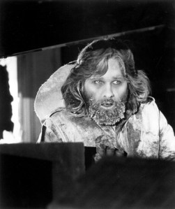 Kurt Russell as RJ MacReady in John Carpenter's The Thing