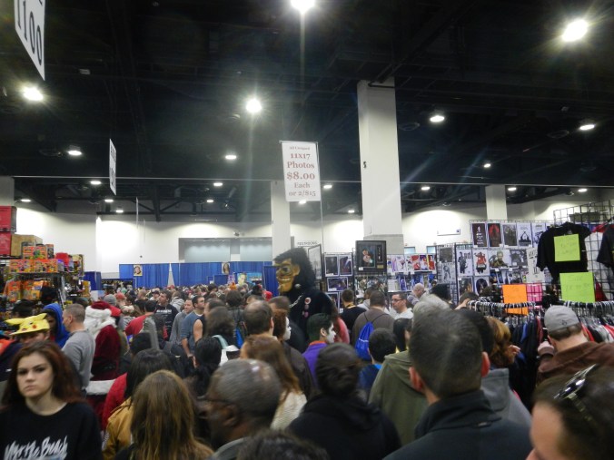 Earlier in the vendor room.